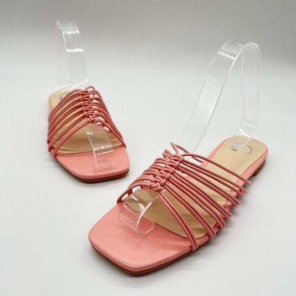 Journee Collection Sandals Womens 6.5 Pink Addora Slides Sandals NEW‎ - Picture 4 of 9